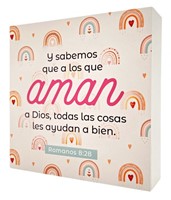 Cuadro de Sobremesa Y sabemos que (Madera)