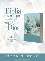 RVR 1960 Biblia de la Mujer conforme al Corazón de Dios - Pétalos (SimiPiel verdeaqua)