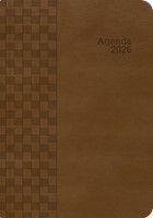 Agenda 2026 Hombres Café (Piel especial)