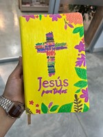 Biblia Jesús para Todos Ilustrada por Argelis Vásquez (Imitación de cuero, color marfil)