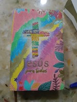 Biblia Jesús para Todos Ilustrada por Danelis Rengifo ( Imitación de cuero, color marfil)