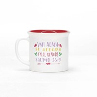 Taza Abba Mi Alma se Alegra (Cerámica)