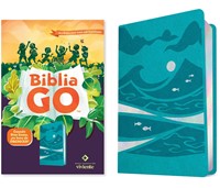 NTV Biblia GO para Niños (SentiPiel, Verde azulado)