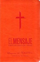 Biblia El Mensaje | Eugene H. Peterson (SentiPiel, Anaranjado)