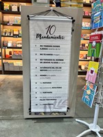 Pergamino: Los 10 Mandamientos (Lona)