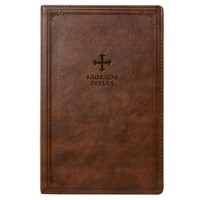 LBA Biblia Católica (Sentipiel, café, tamaño personal)
