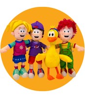 Biper y sus Amigos | Peluches Coleccionables (Felpa hipoalergénica)