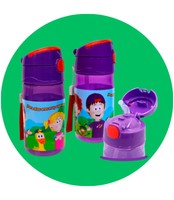 Biper y sus Amigos | Botella de Plástico para Niños (Plástico)