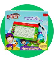 Biper y sus Amigos | Laminas Reutilizables (Rústica)
