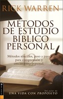Métodos De Estudio Bíblico Personal (Rústica)