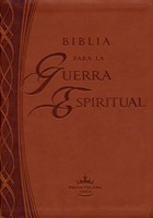RVR 1960 Biblia de Estudio Para La Guerra Espiritual (Piel Chocolate)