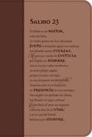Forro Dos Tonos Salmo 23 (Imitación Piel, chocolate)
