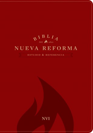 Biblia de Estudio Nueva Reforma - Piel italiana roja