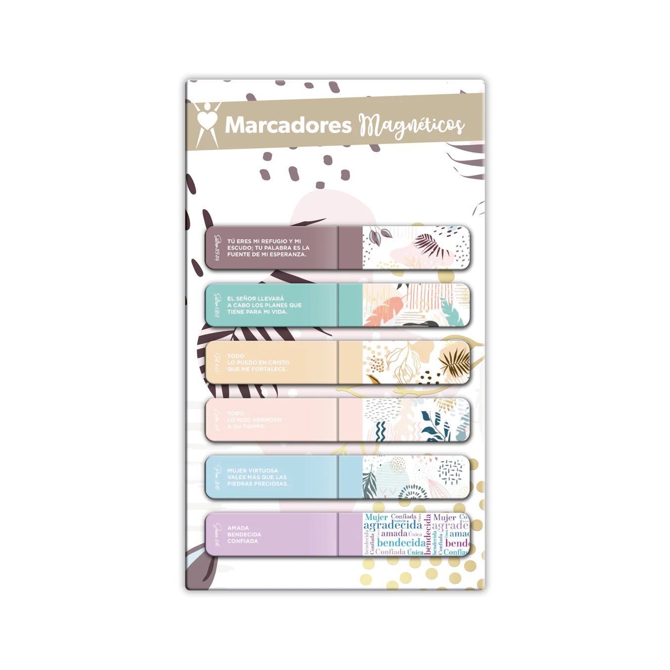 Marcadores Magnéticos | Modelo Franja Beige