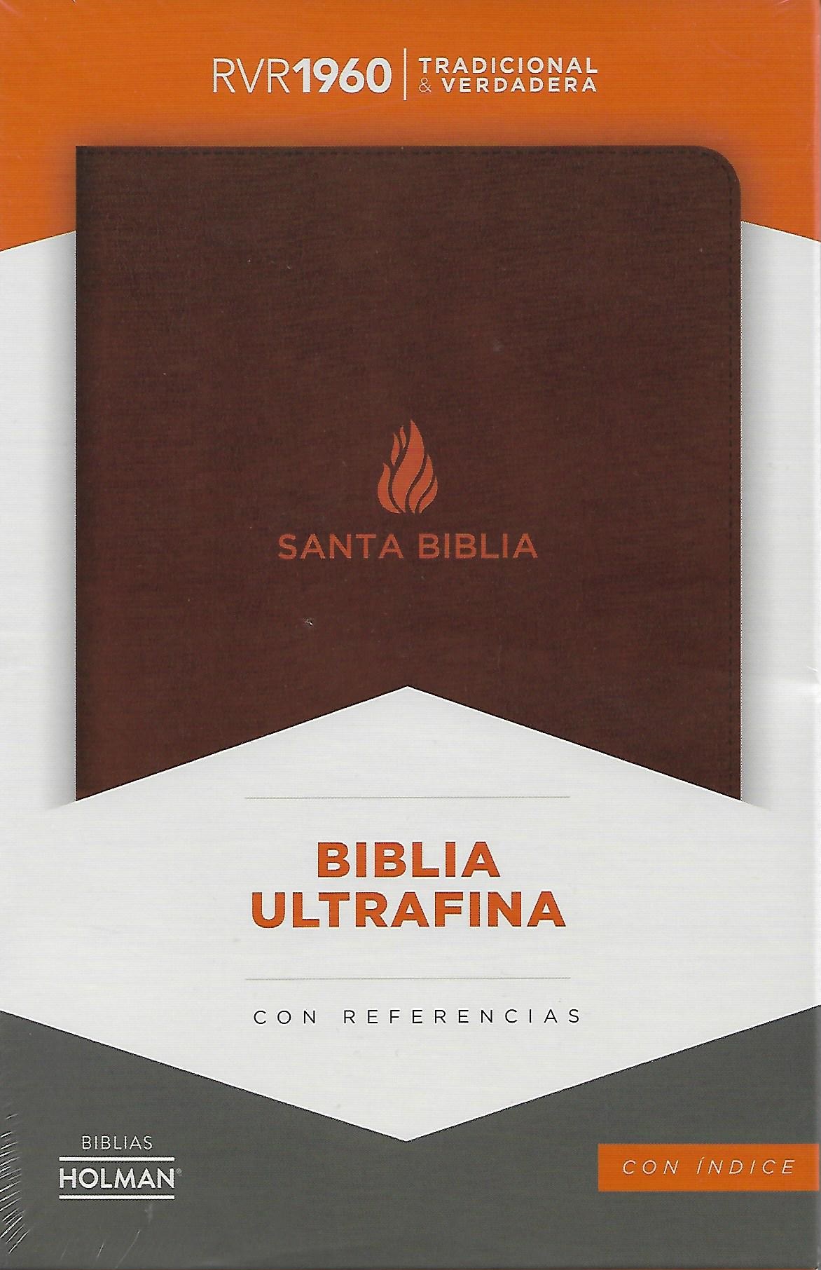 RVR1960 Biblia Ultrafina con Referencias Índice