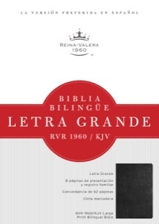 RVR 1960/KJV Biblia Bilingüe Letra Grande