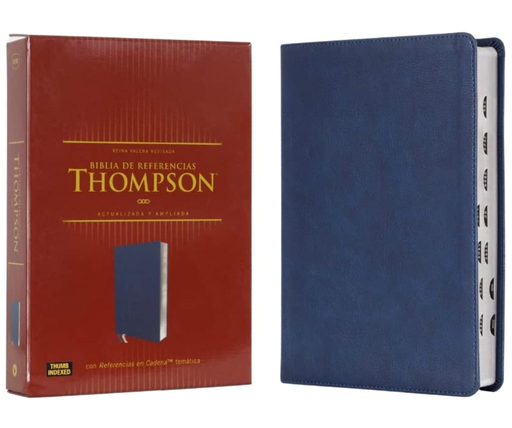 Biblia De Referencia Thompson Azul Añil