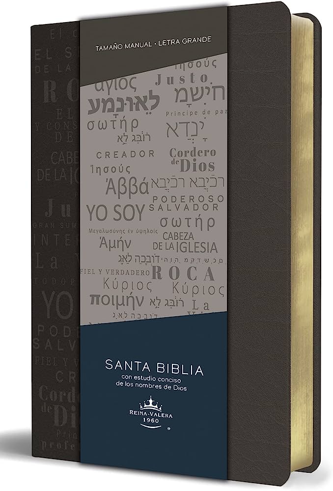 RVR 1960 Biblia Nombres de Dios Letra Grande