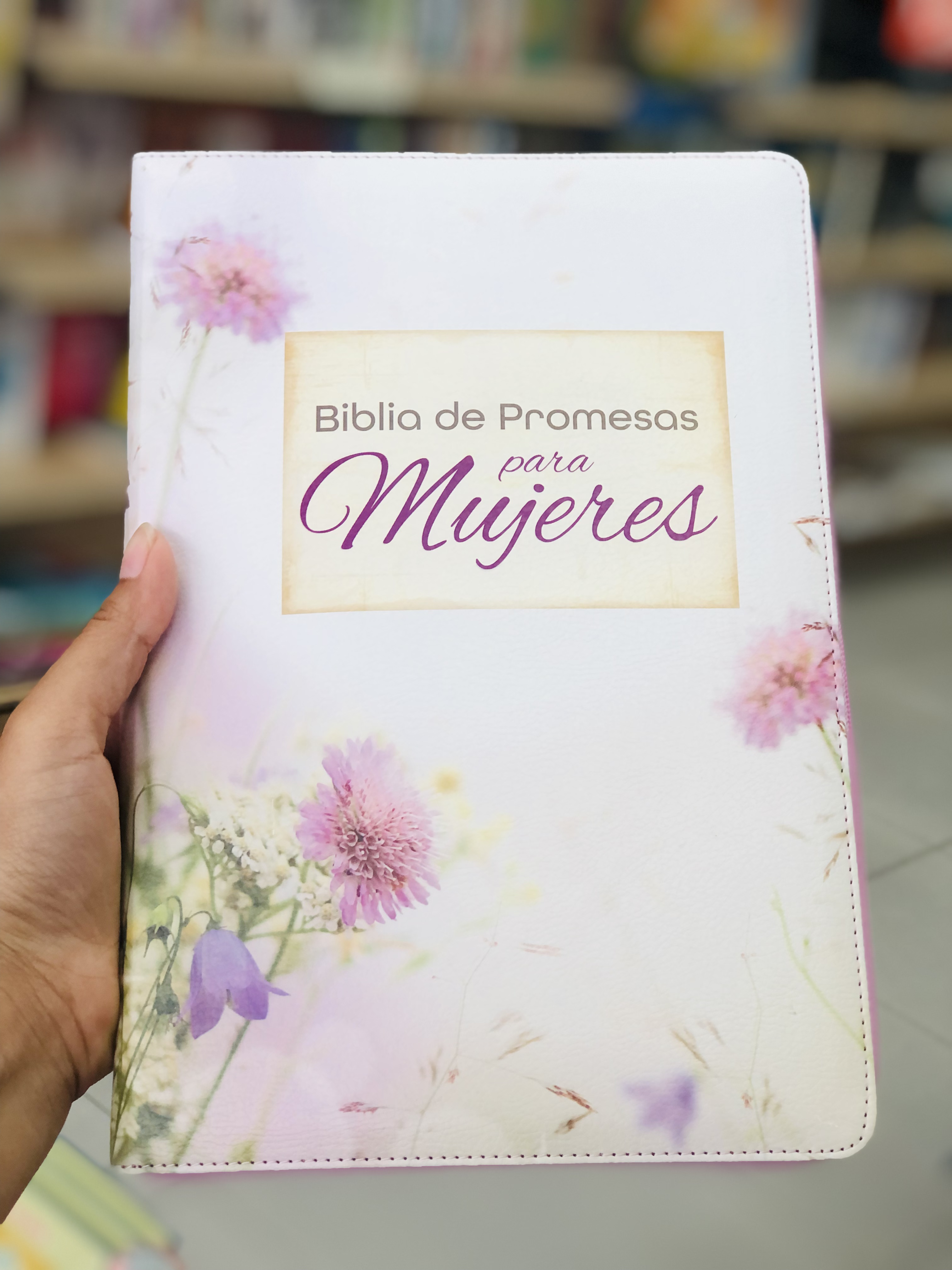 RVR 1960 Biblia de Promesa Floral Letra Gigante