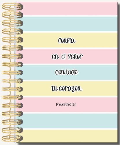 Libreta Anillada Confía en el Señor