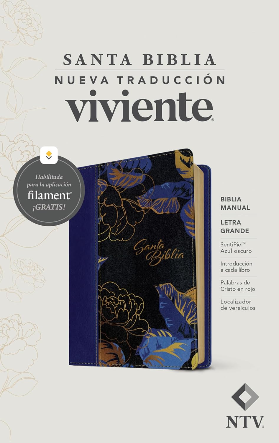 NTV Biblia Manual con Filament: Nueva Traducción Viviente