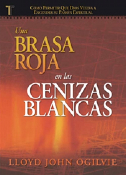 Una Brasa Roja En Las Cenizas Blancas